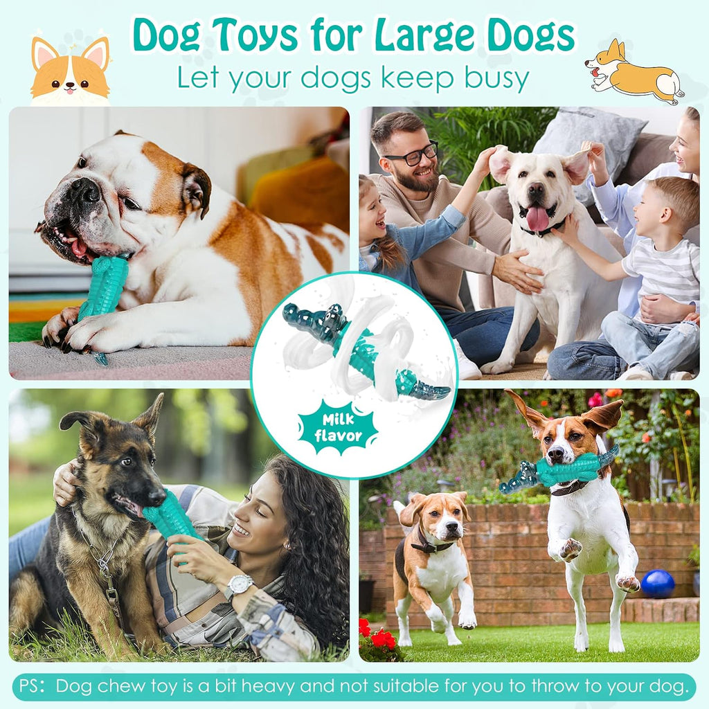 Dog Toys for Aggressive Chewers: Tough,Indestructible Chew Toy | Teeth Cleaning Alligator Toy for Small Medium Large Breed,Long Lating Fun,Keep Them Busy
